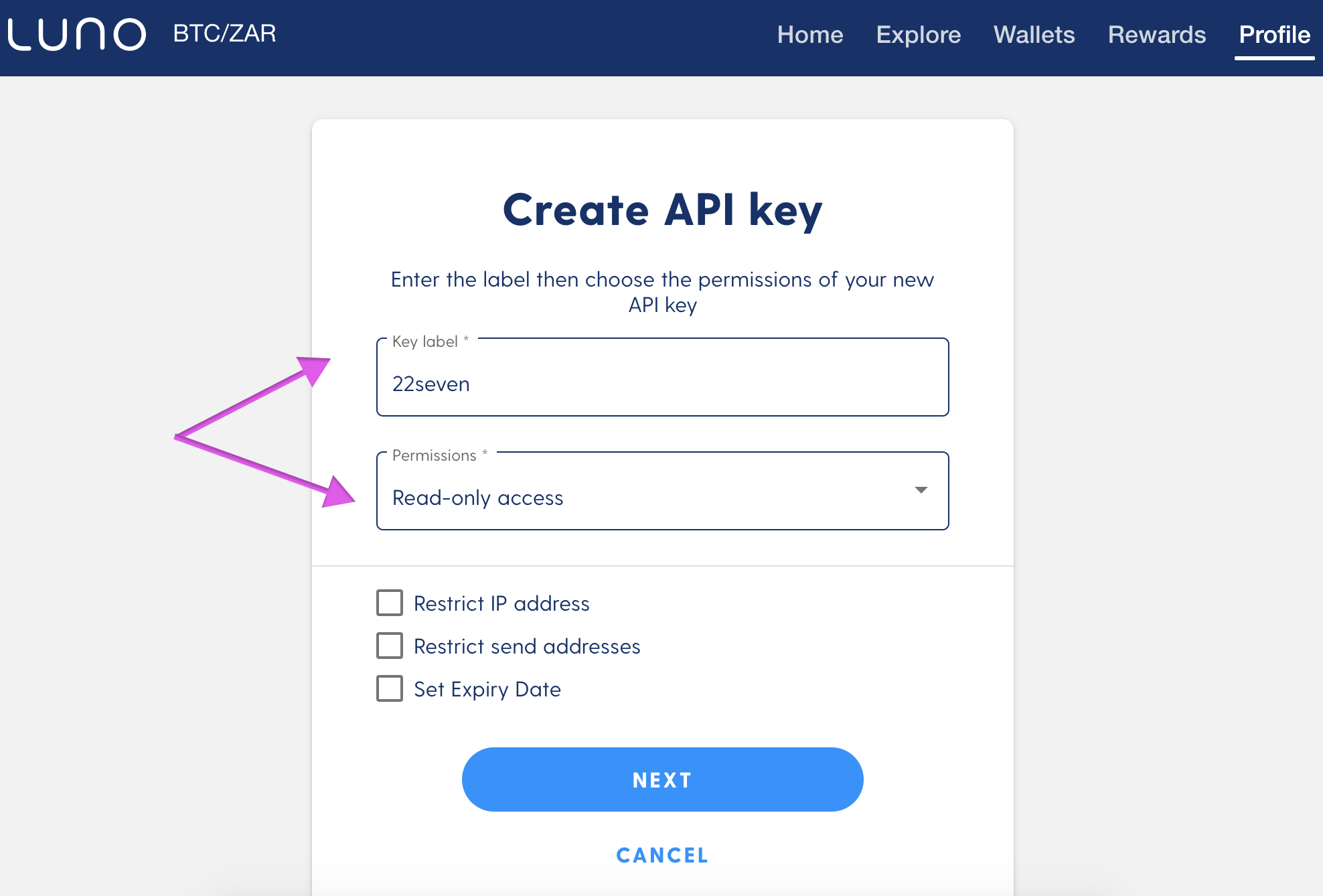 How To Generate Your Bitcoin (And Ethereum) Wallet Address On Luno | DILLIONWORLD