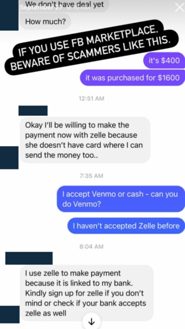 I got ripped off in scam on FB marketplace and pai - PayPal Community