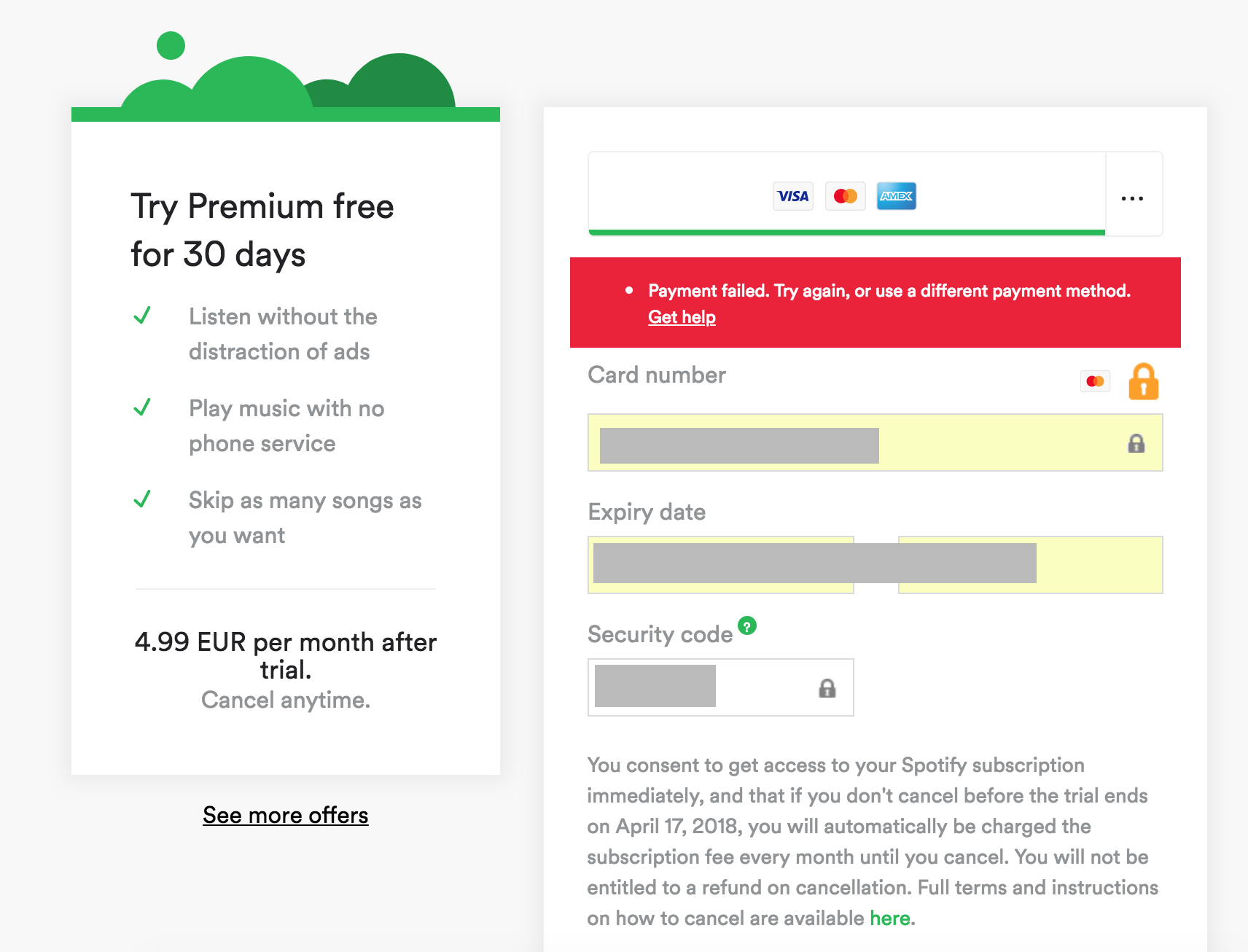 Solved: Free 3 months of Spotify Premium - The Spotify Community