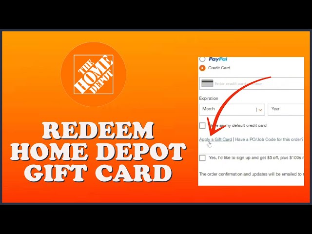 Can You Pay Your Home Depot Credit Card With A Gift Card? - Own Your Own Future