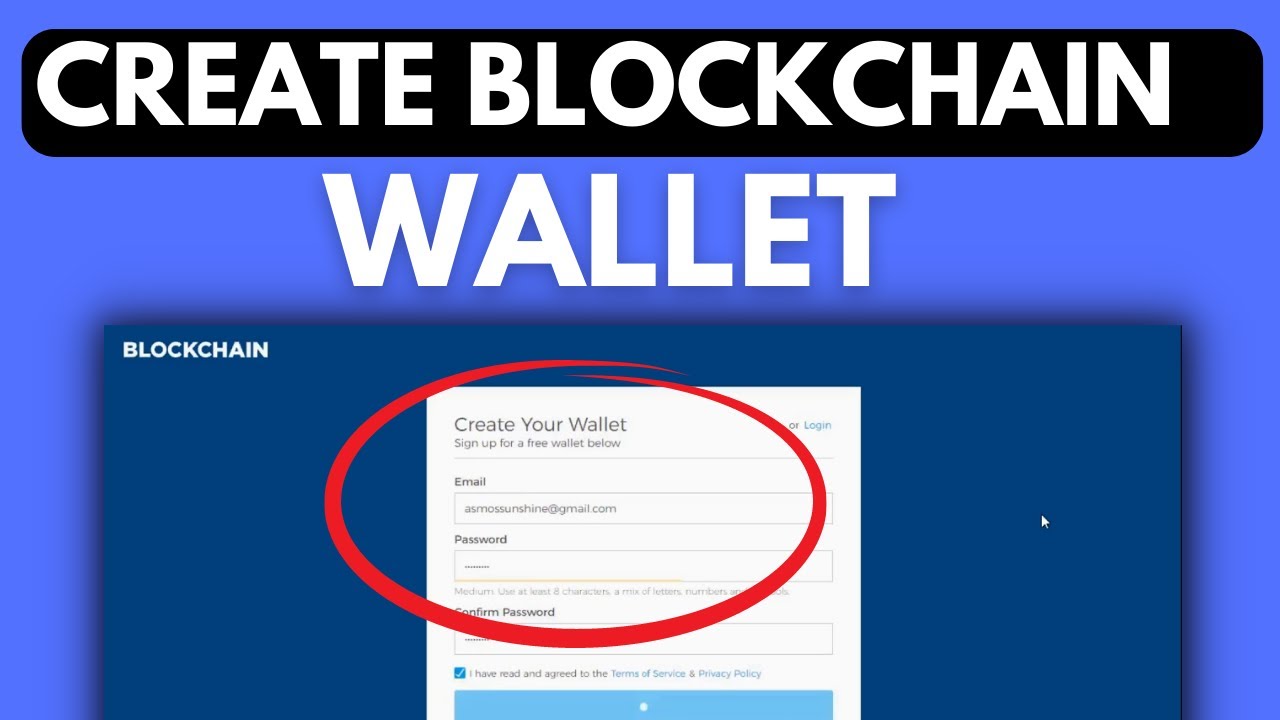 How to Create a Blockchain Wallet in ?