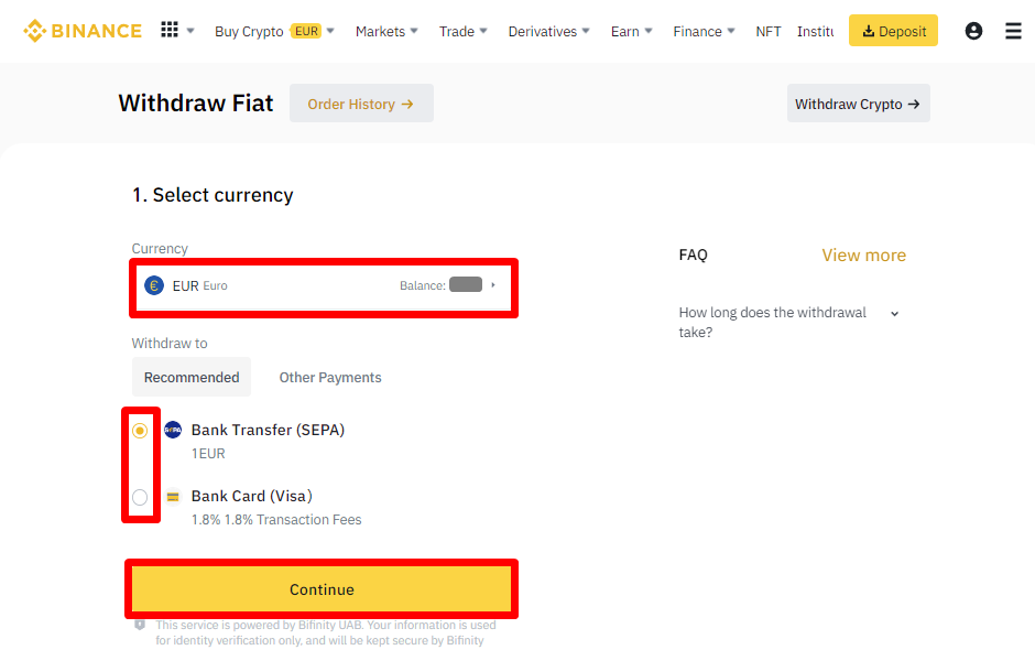 How to Withdraw Money From Binance - Zengo