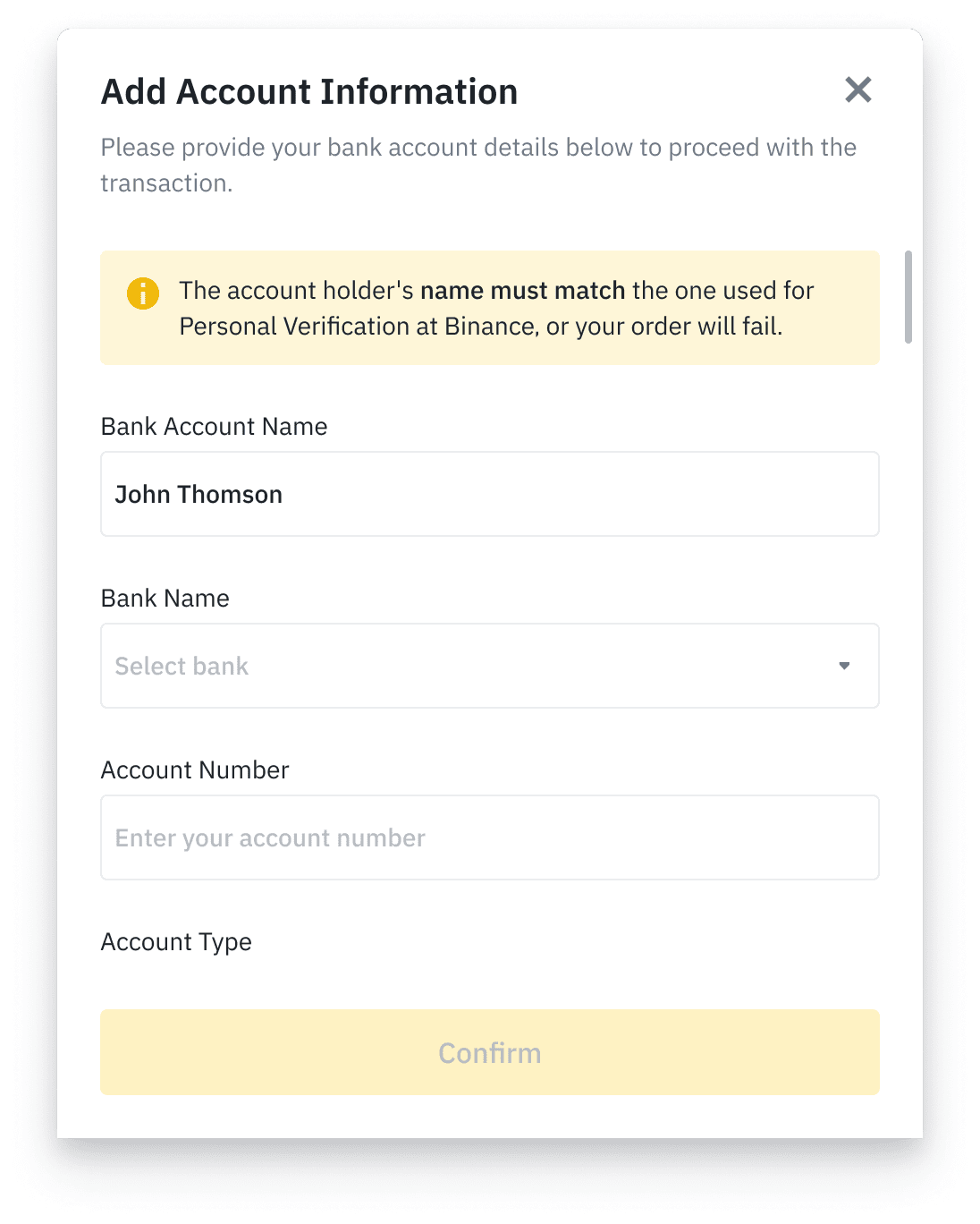 Withdraw from Binance via P2P: detailed Instruction