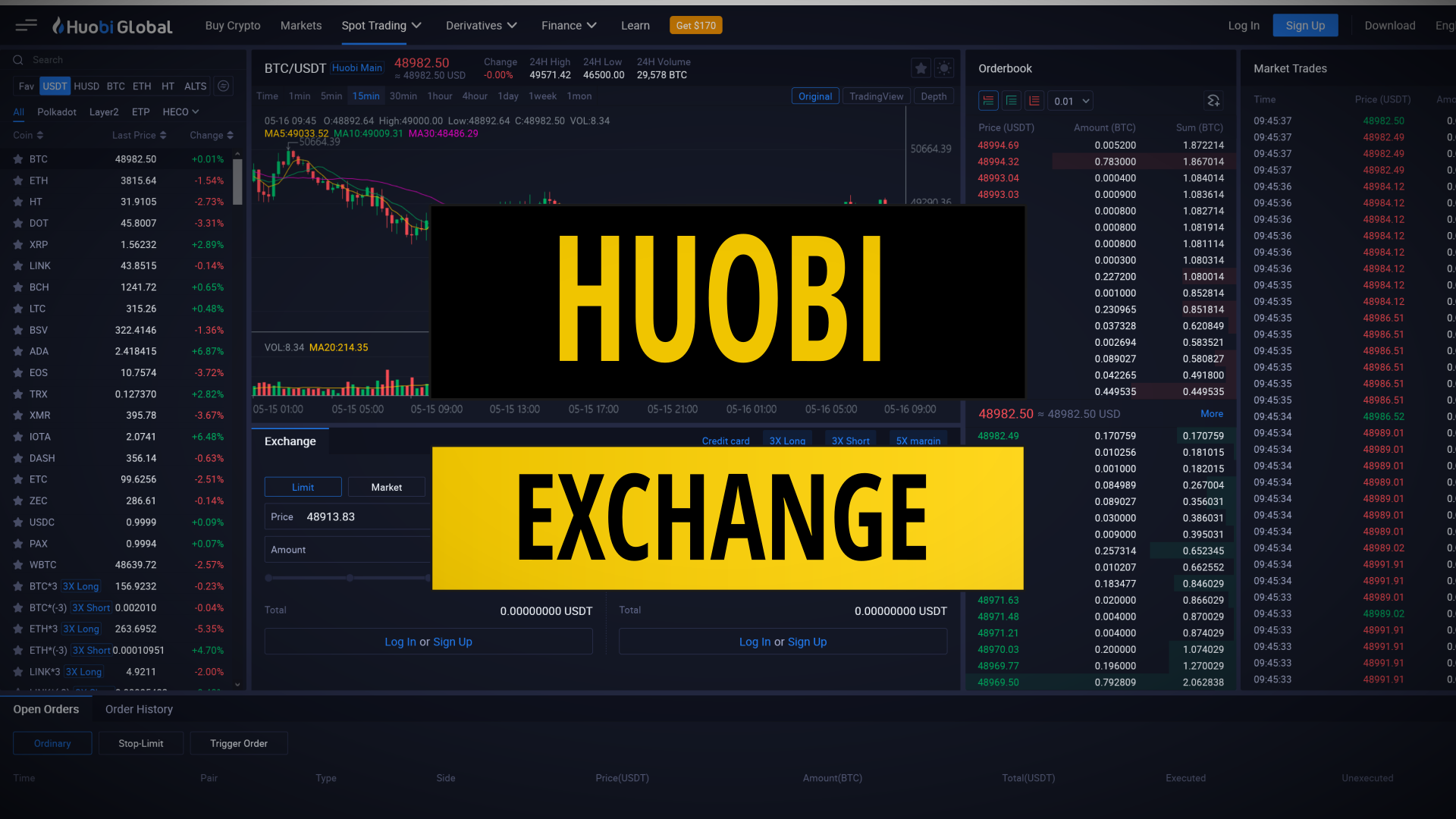 Huobi crypto exchange: overview for traders