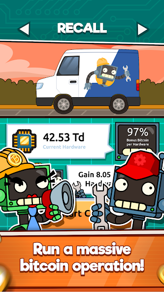 Crypto Idle Miner: Bitcoin Inc Mod APK - unlimited money