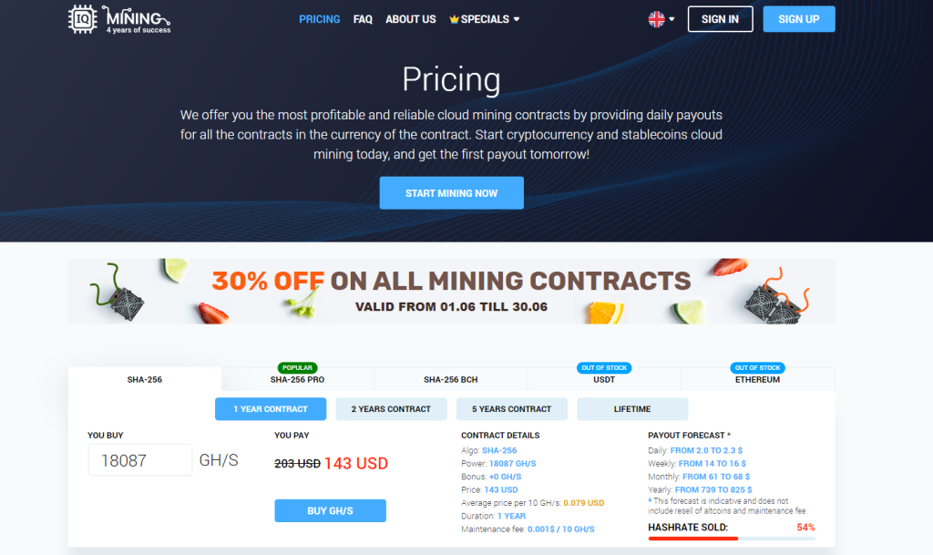 Is IQ Mining a scam or not? ++ Review and test ()