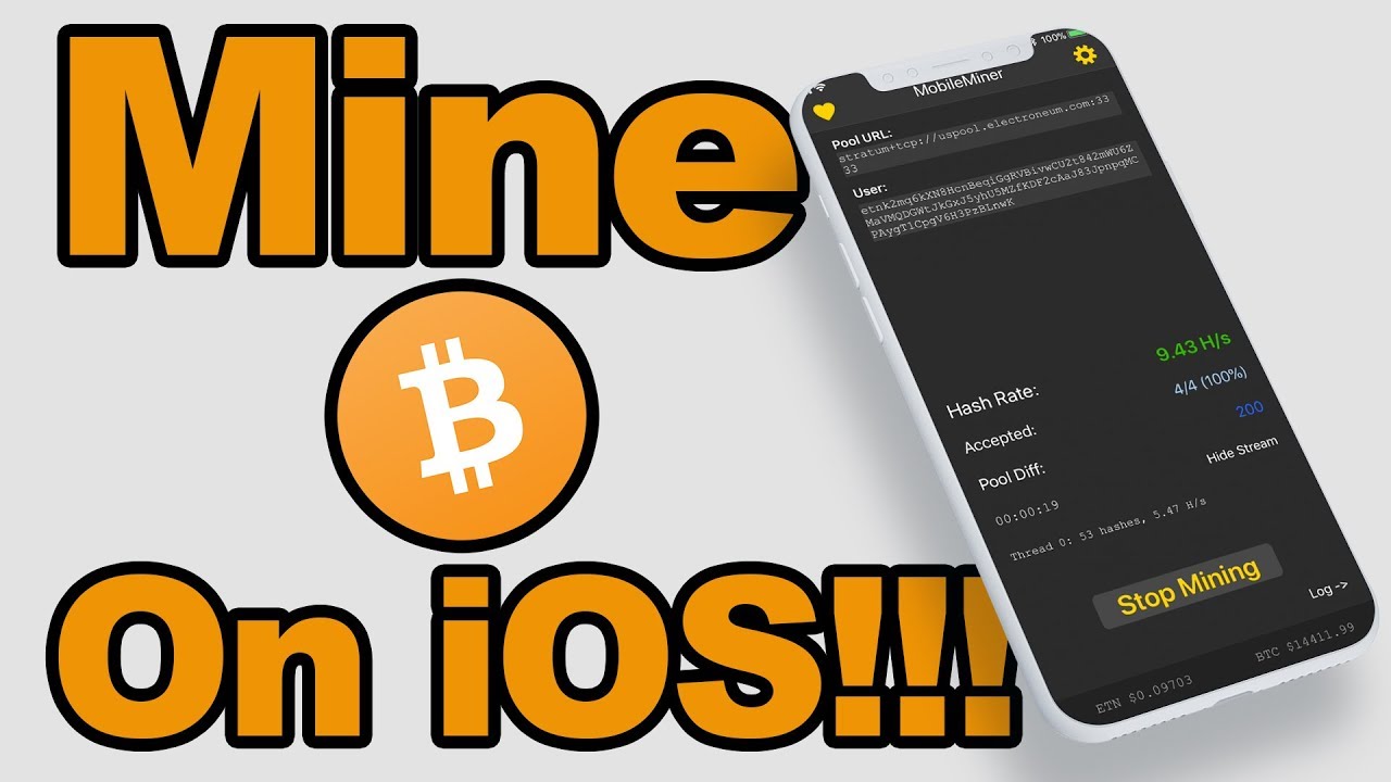 MobileMiner: How to Mine CryptoCurrency on iPhone & iPad