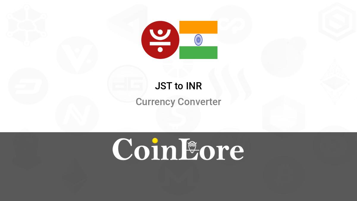 Just Price Today IN | JST to INR live, Charts, Market Cap, News - Sahi Coin