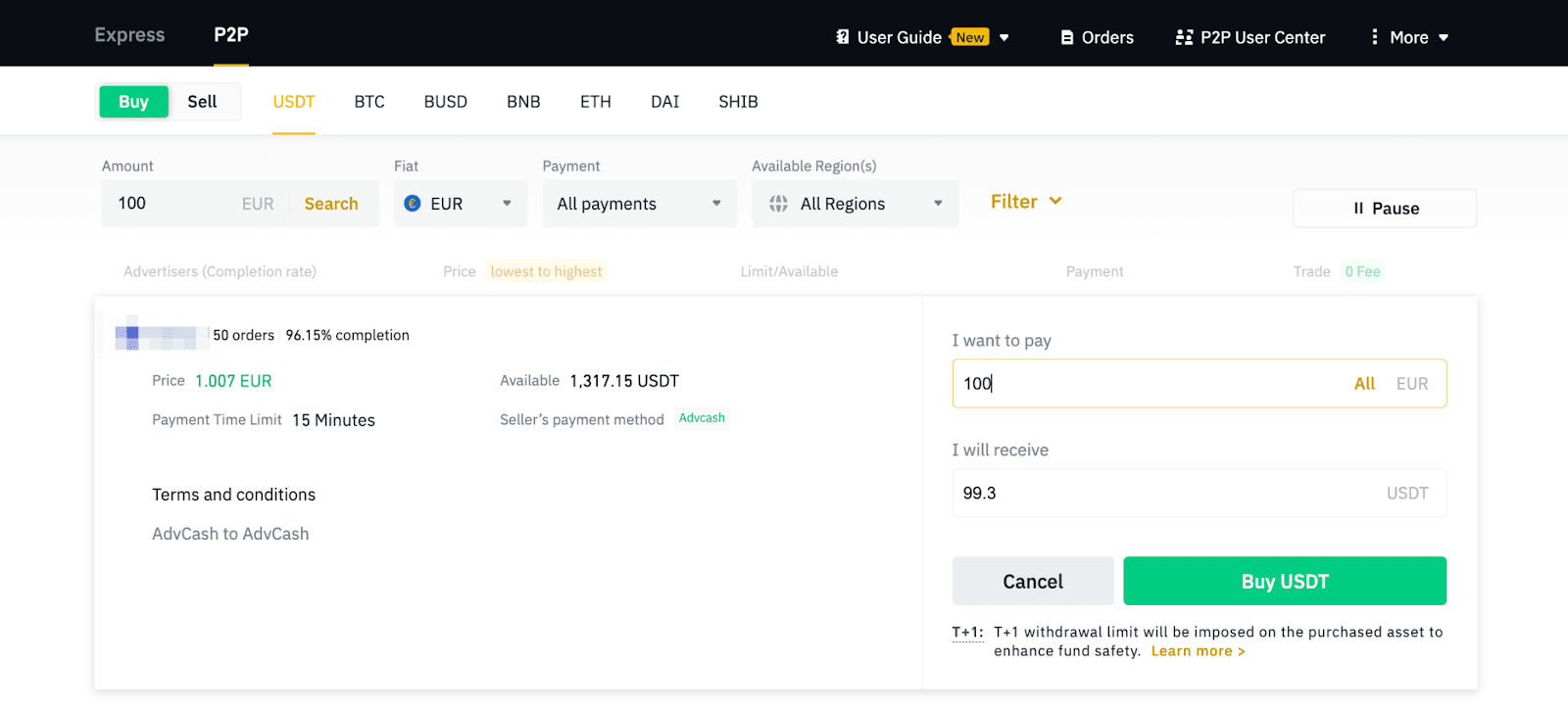 P2P Buy USDT with USD | USDT USD P2P Trading | OKX