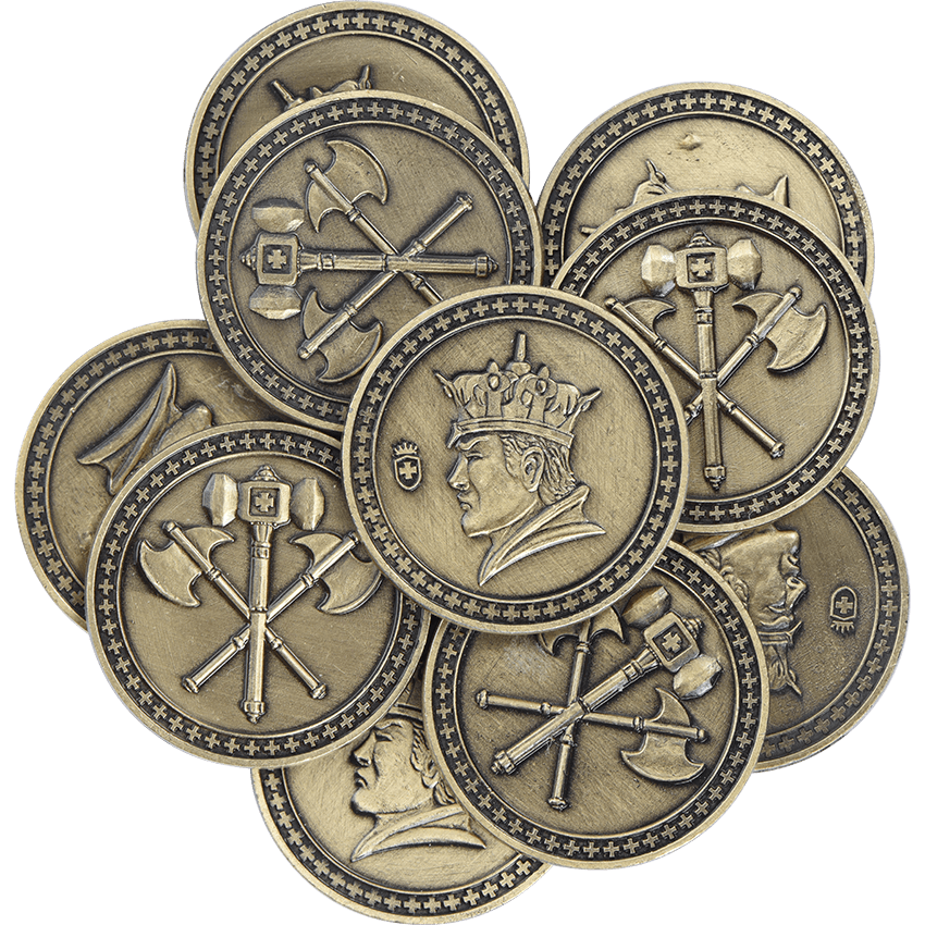 Coins for LARP, Fantasy Coins, and Roleplaying Coins - LARP Distribution