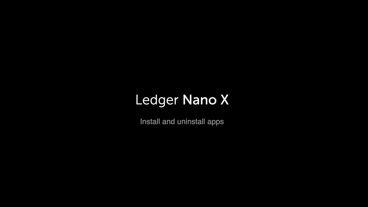 How to Remove App from Ledger Nano S | CitizenSide