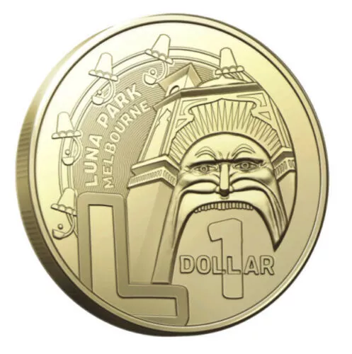 One Dollar L - Luna Park, Coin from Australia - Online Coin Club