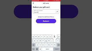 Can't Redeem Lyft Gift Card in the Mobile App | PhatWallet