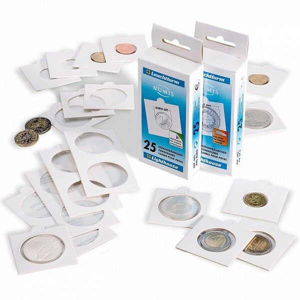 Coin holders, self-adhesive, black at Lighthouse Canada