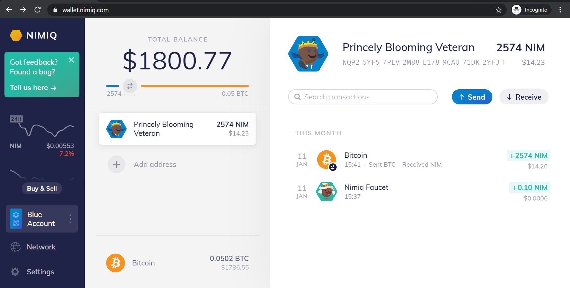 Nimiq USD (NIM-USD) Price History & Historical Data - Yahoo Finance