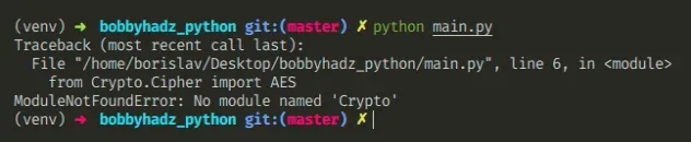 How to fix ModuleNotFoundError: No module named 'Crypto' in Python | sebhastian