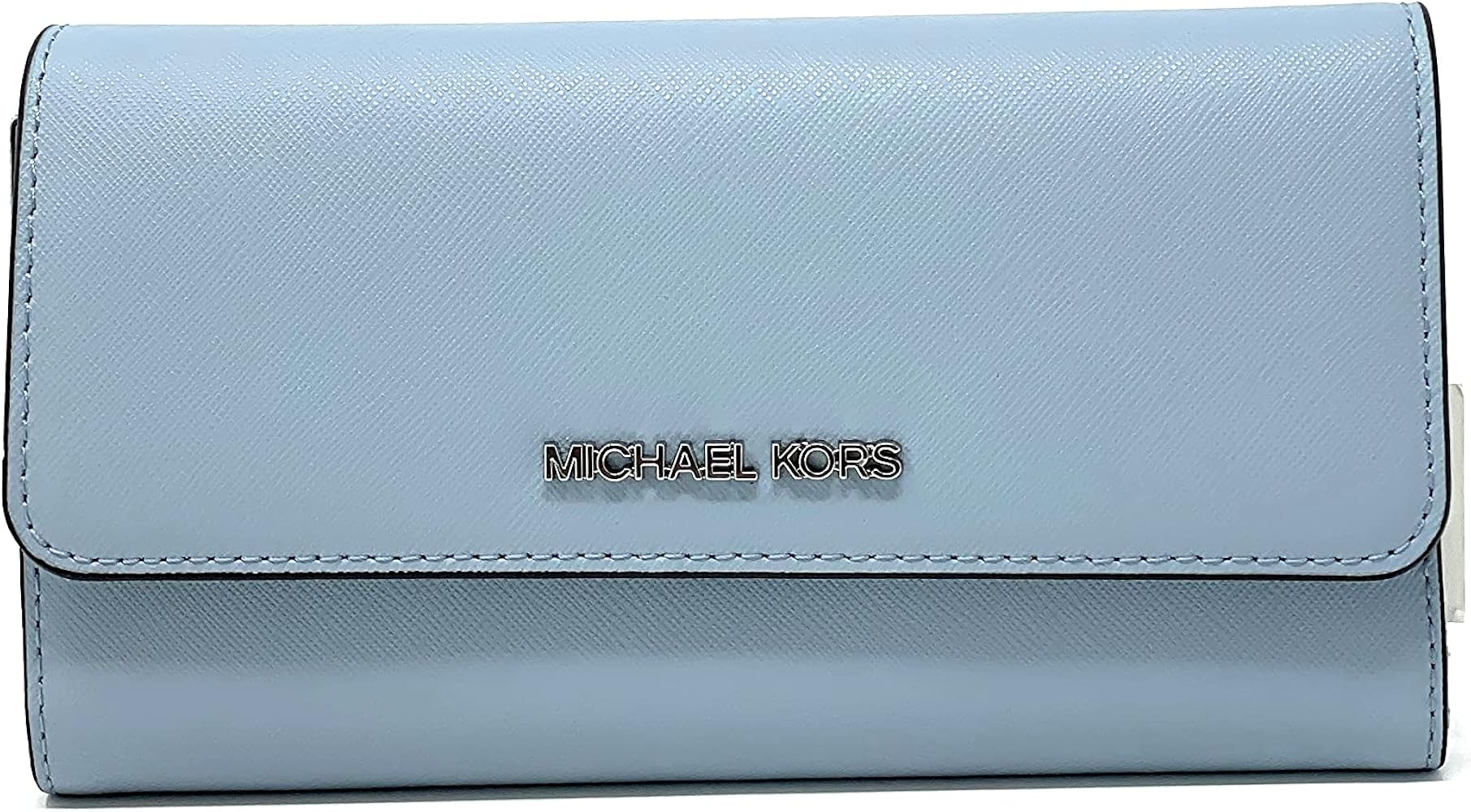 Coach Accordion Zip Wallet Pale Blue