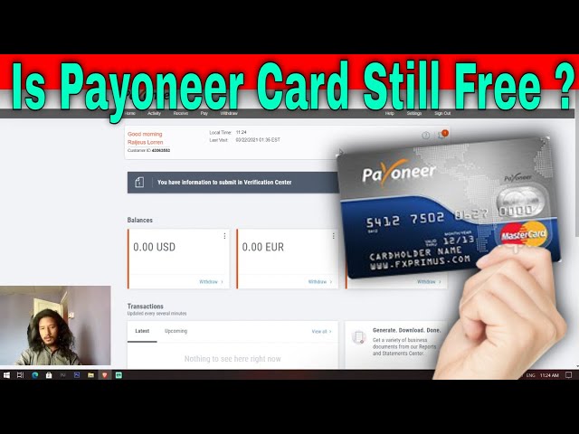 How to Order and Use the Payoneer Debit Card