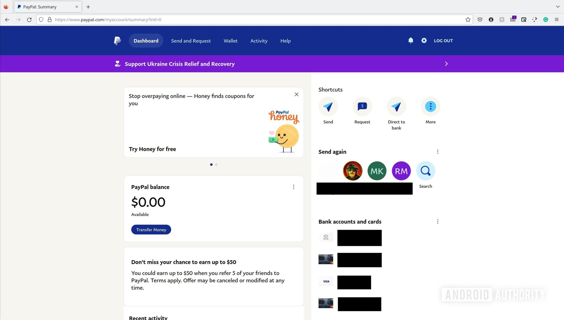 Paypal: How to add a gift card to your account