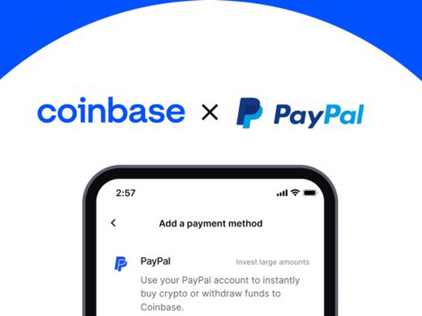 Coinbase now lets you buy cryptocurrency with your PayPal account - The Verge