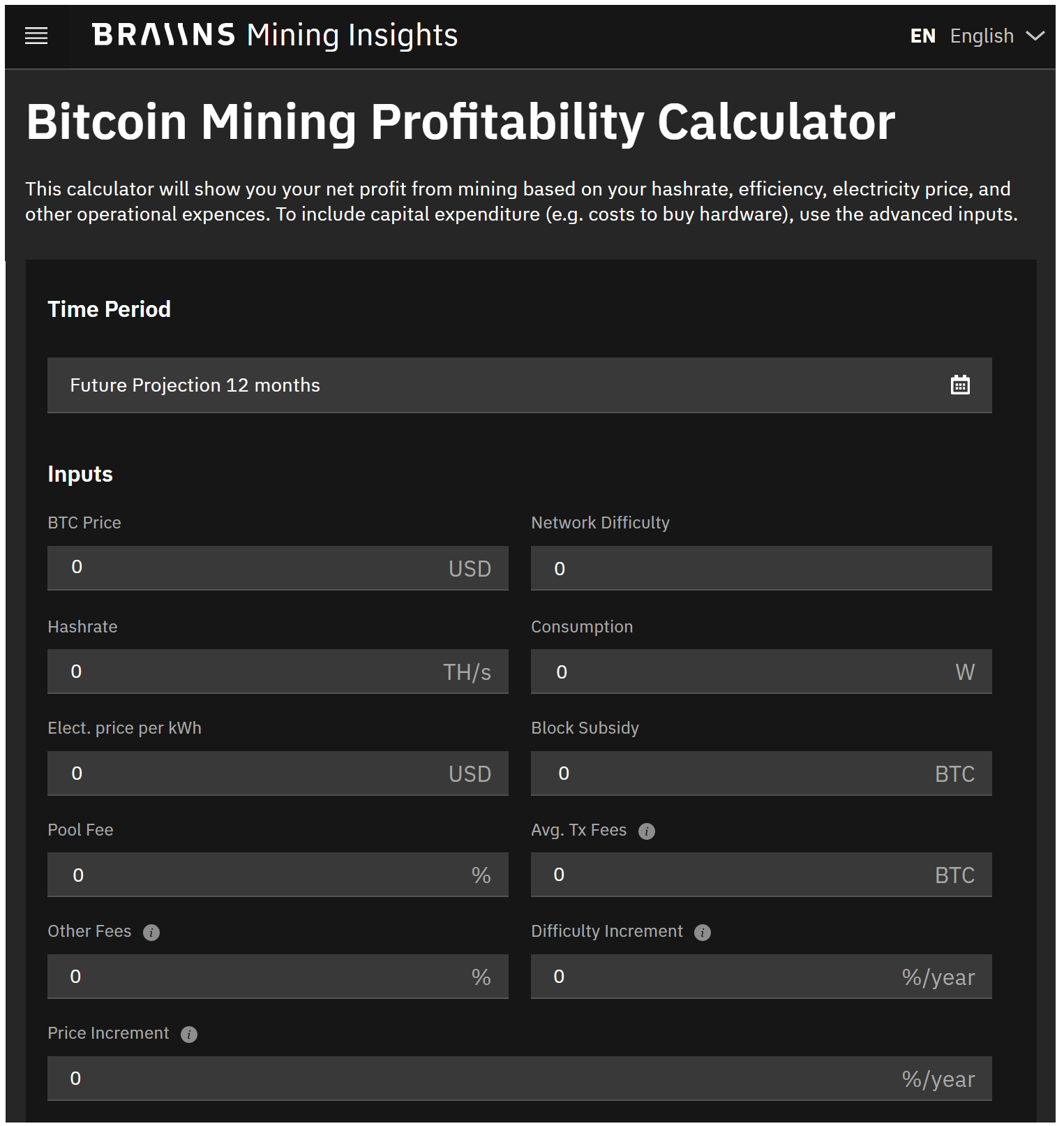 Profitability Calculator | NiceHash