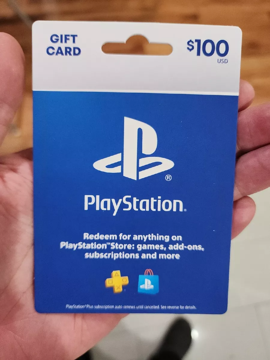 PlayStation gift cards