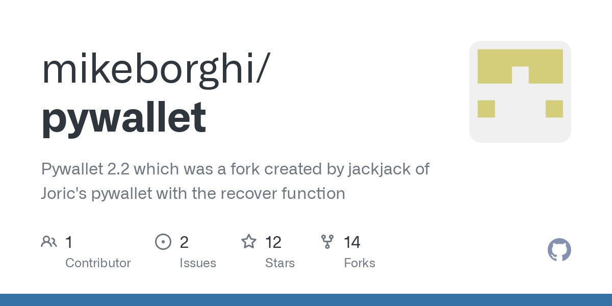 pywallet/1001fish.ru at master · mikeborghi/pywallet · GitHub