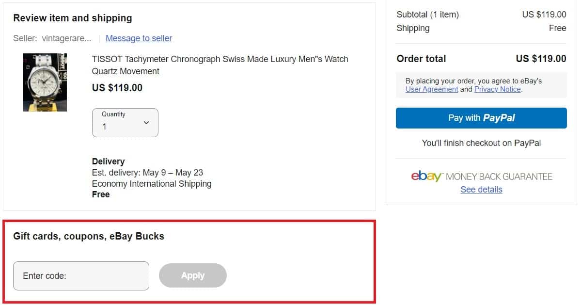 How To Redeem eBay Gift Card On eBay's Website - Cardtonic