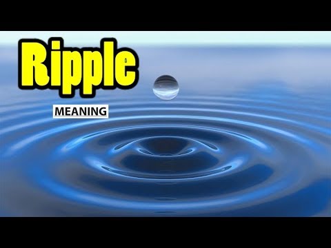 English to Marathi Meaning of ripple - उमटवणे