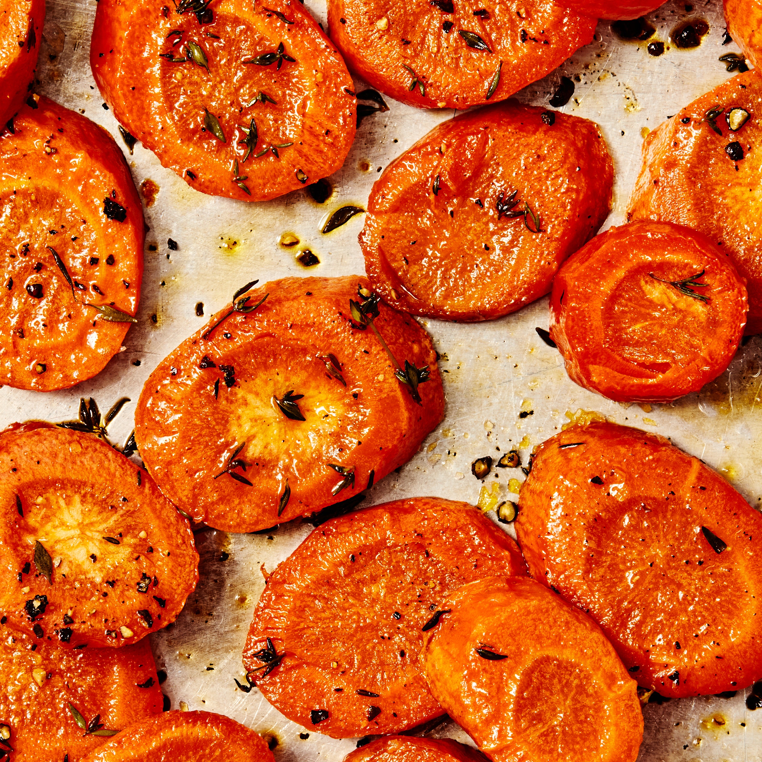 Garlic Butter Roasted Carrots