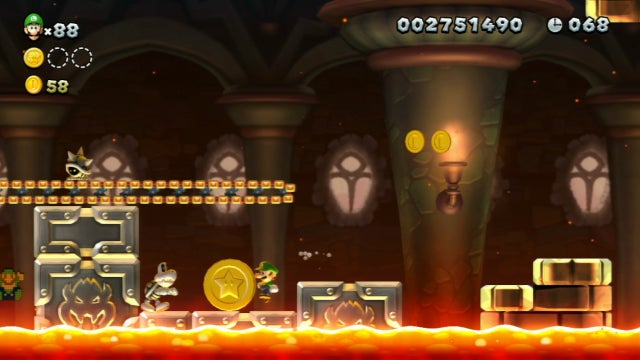 Rock Candy Mines-5 Walking Piranha Plants + Secret Exit + Star Coins. New Super Mario Bros U Deluxe