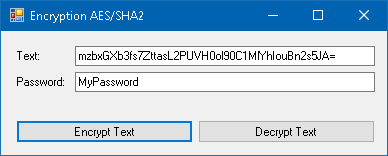 Encryption and decryption with SHA · GitHub