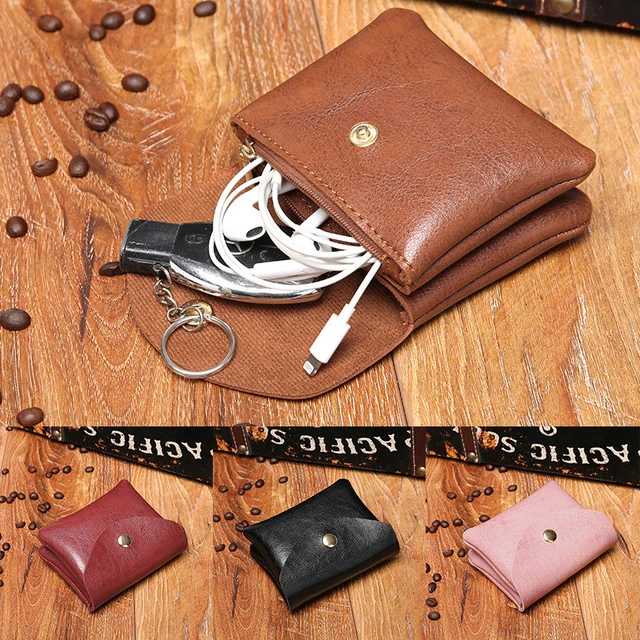 Leather coin purse wallets, luxury small coin pouches | Valextra