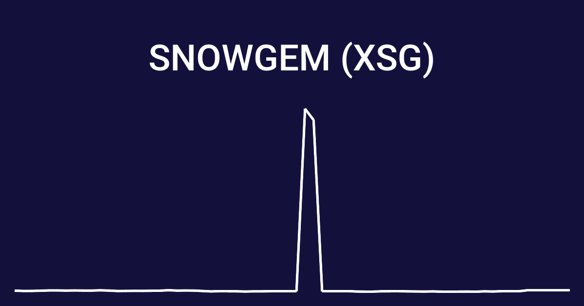 SnowGem Price | XSG Price Today, Live Chart, USD converter, Market Capitalization | 1001fish.ru