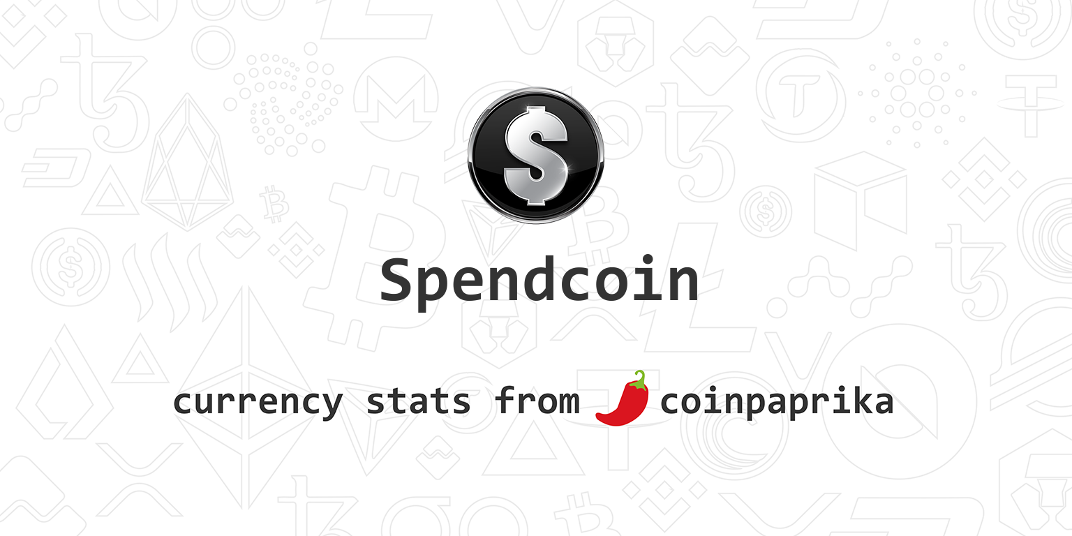 Spendcoin (SPND) price, market cap | Chart | COIN