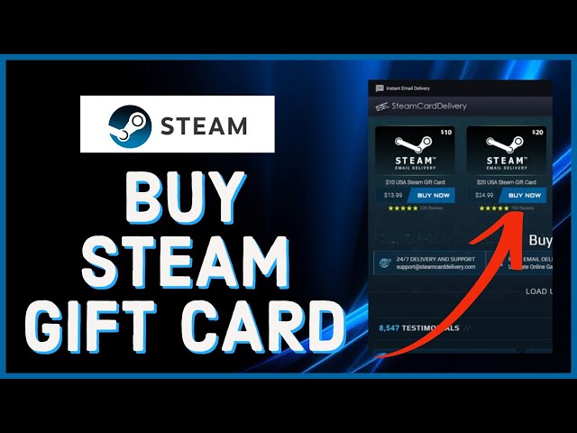 Steam Gift Card | Buy a code online from $10 | 1001fish.ru