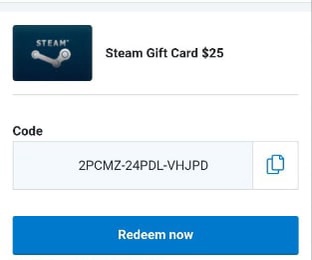 1001fish.ru: Steam Gift Card