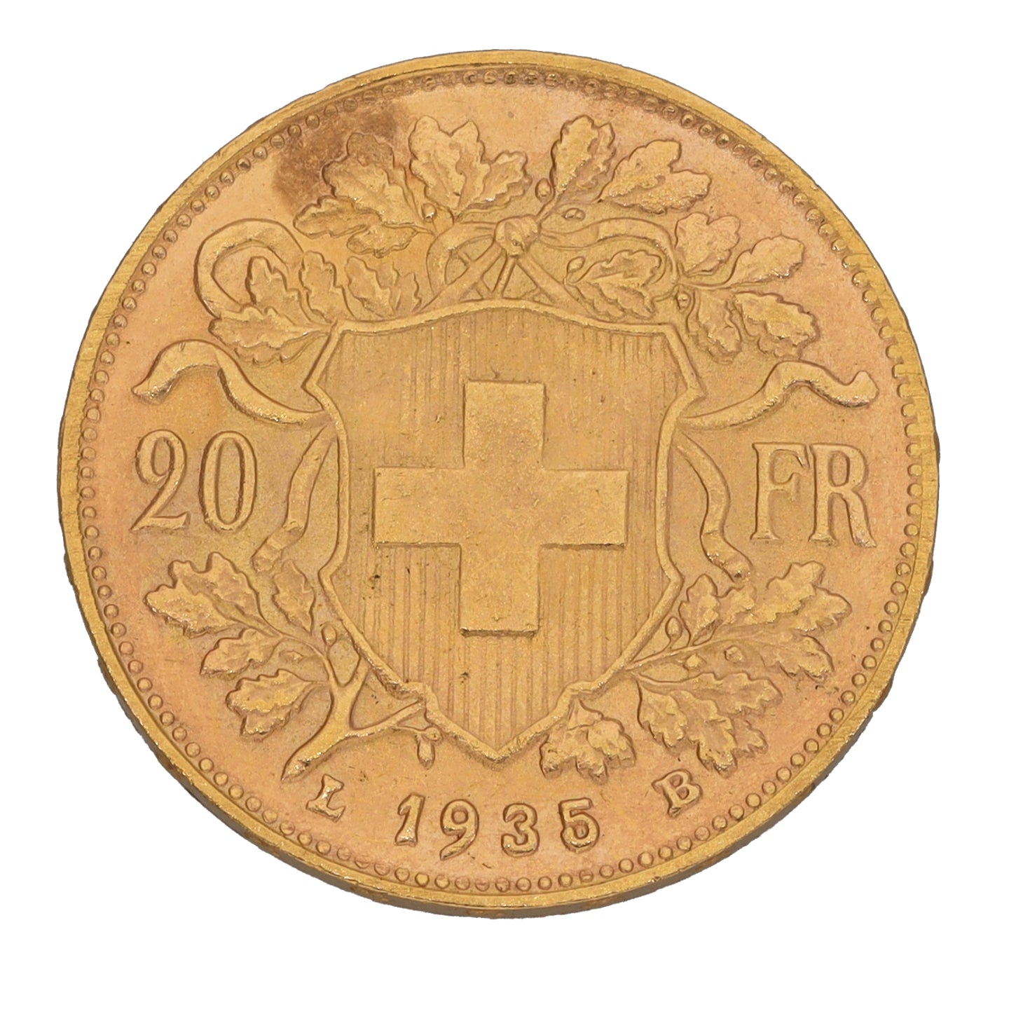 Swiss 20 Francs Information • Liberty Coin