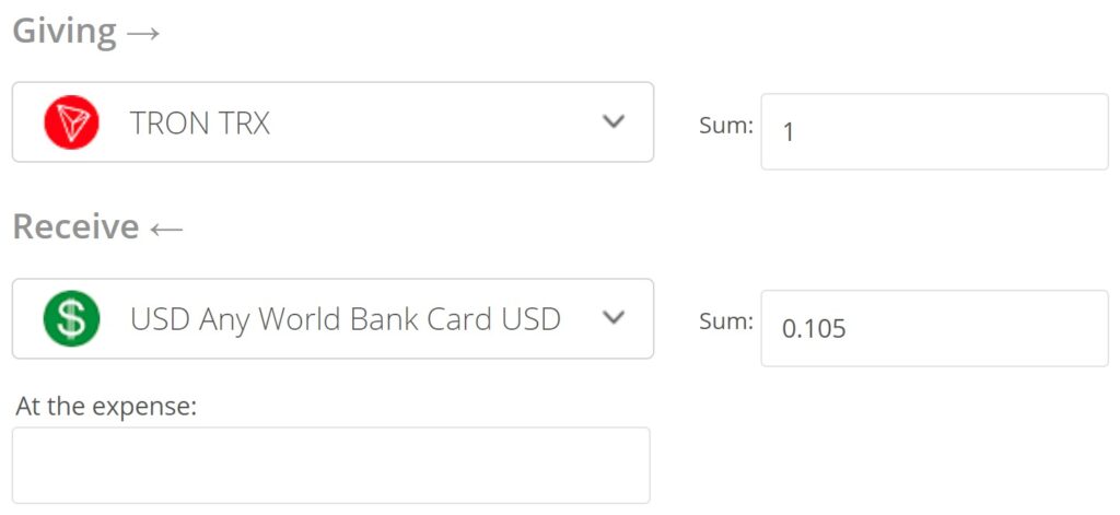 Convert TRONs (TRX) and United States Dollars (USD): Currency Exchange Rate Conversion Calculator