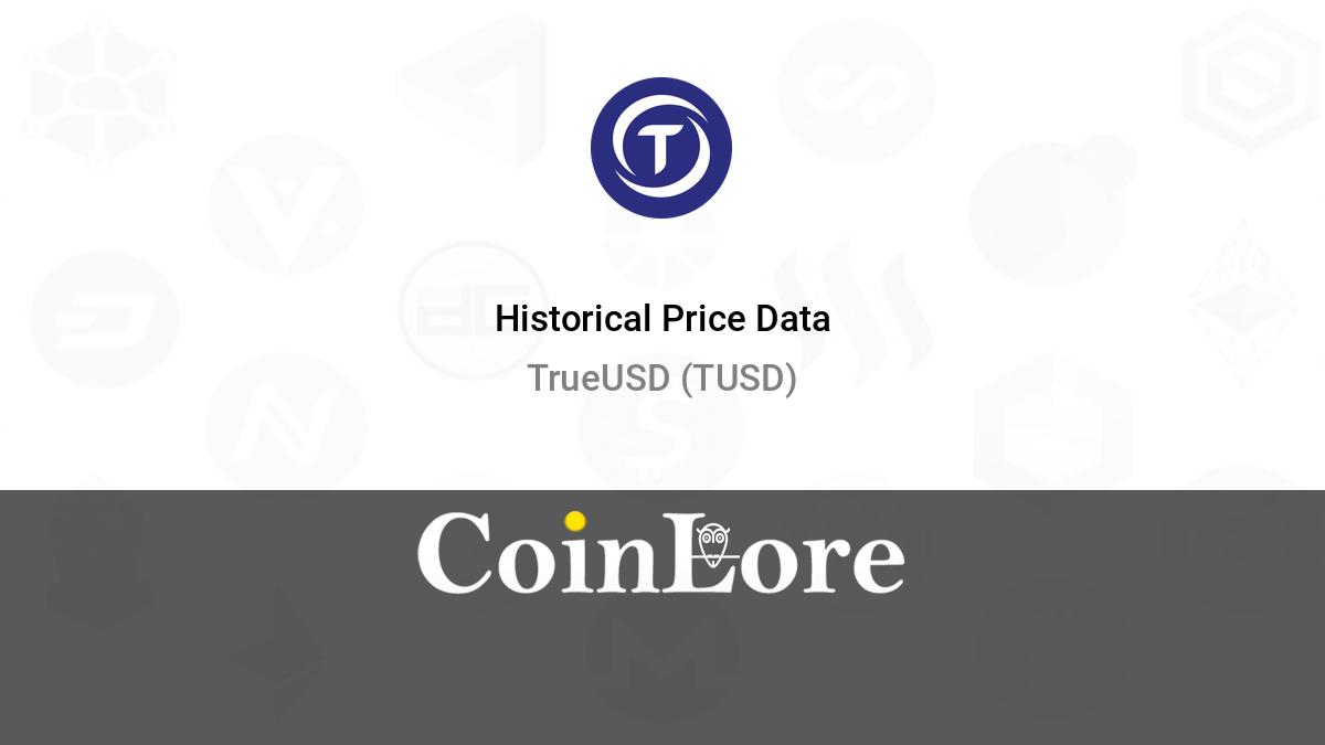 TrueUSD Price Today - TUSD Coin Price Chart & Crypto Market Cap