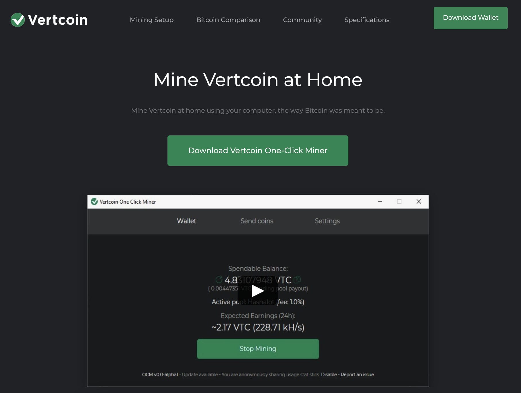 Vertcoin (VTC) Mining Profit Calculator - WhatToMine