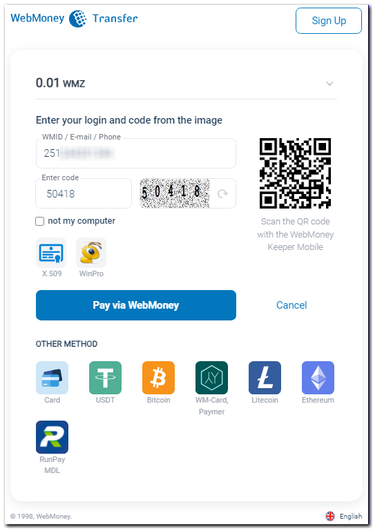 BitCoin vs WebMoney