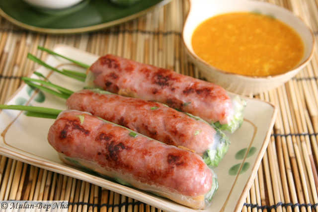 Vietnamese Grilled Pork Sausage (Nem Nuong) — Vicky Pham