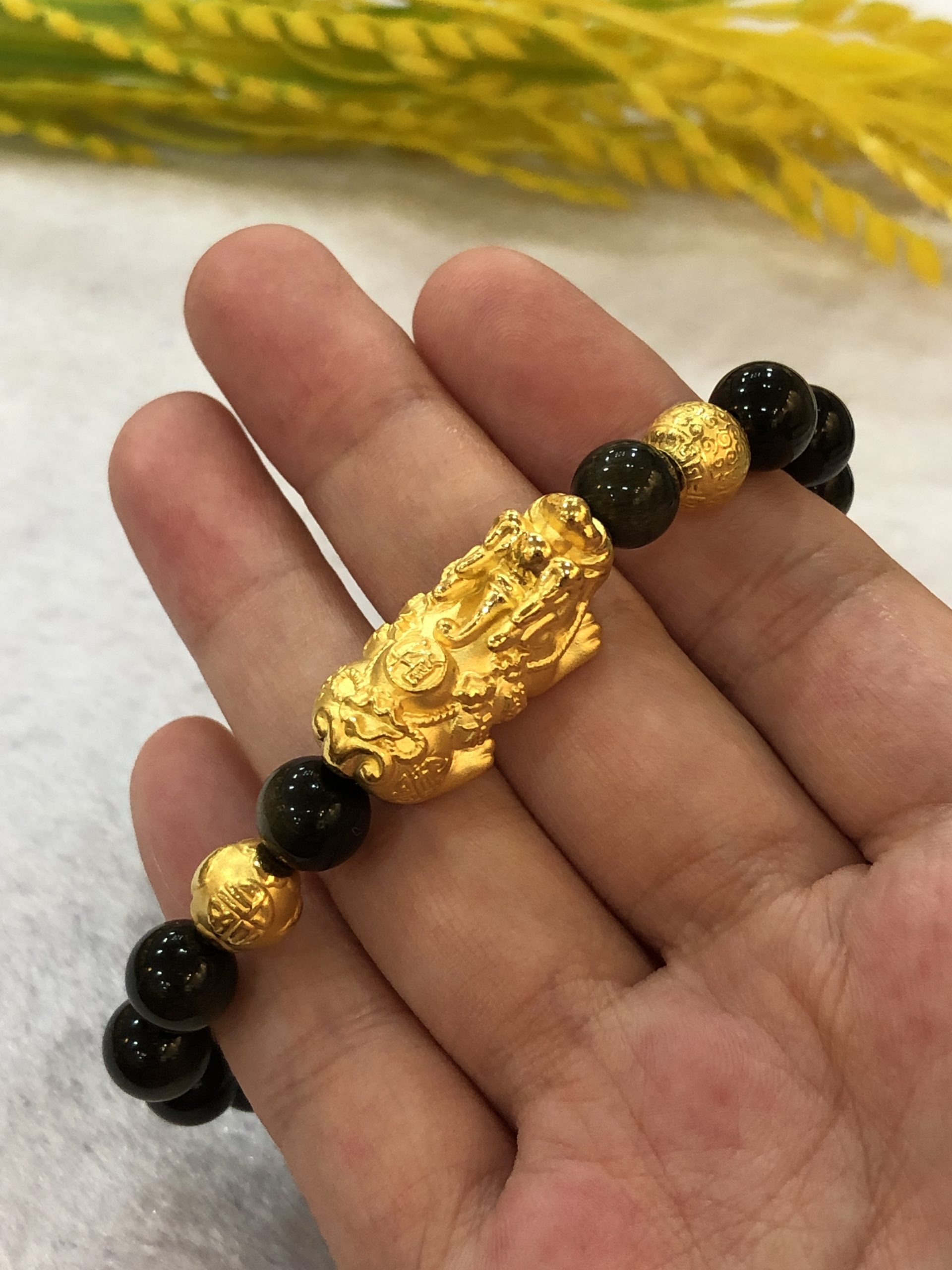 Gold Power Pixiu Bracelet