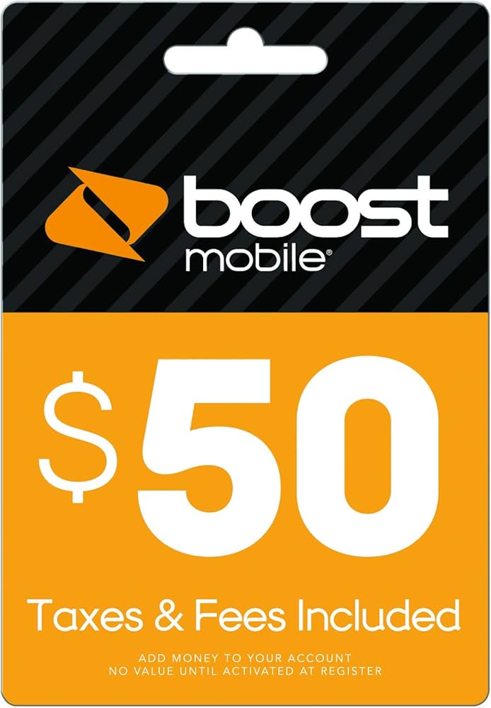 FREE Boost Mobile Pre Paid Gift Card | PrizeRebel