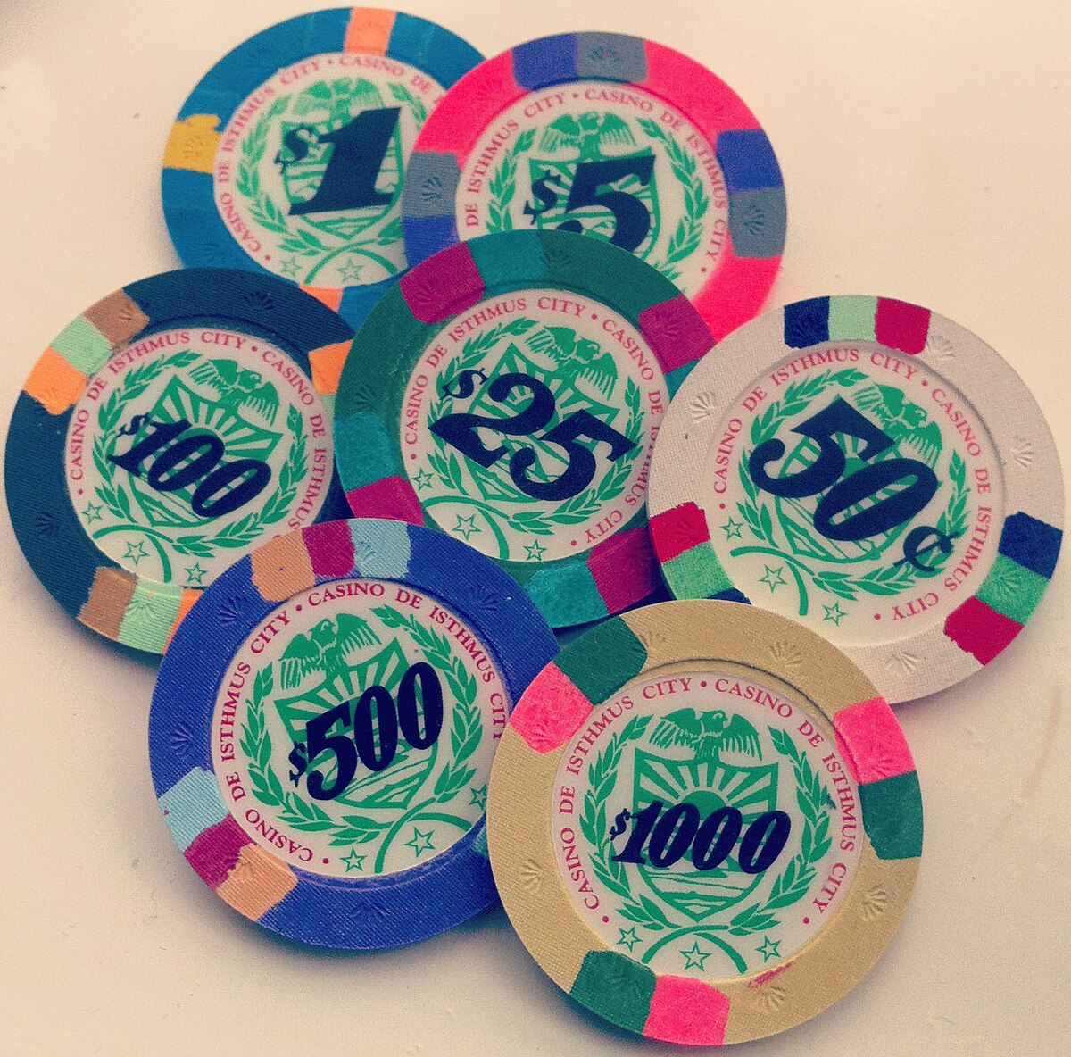 Casino Chips and Gaming Counters |