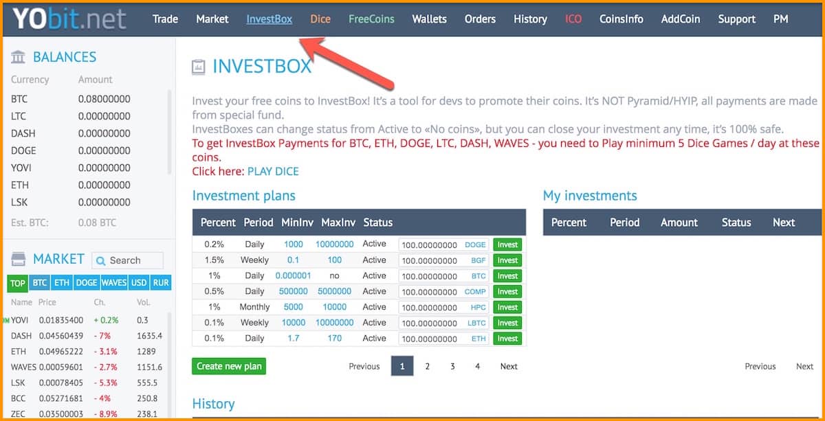 YoBit Cryptocurrency Live Markets, Live Volume And List coin | CoinCarp